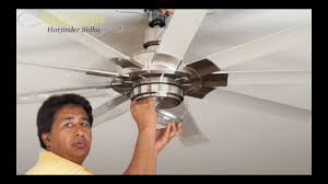 Big outdoor ceiling fans 62 and larger. How To Install 72 Inch Ceiling Fan Yourself How To Install Fanimation Slinger Ii Ceiling Fan Youtube