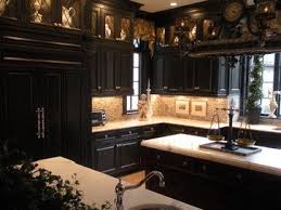 You see, i had wanted my cabinets black for a long time. Gothic Kitchen Design Pictures Remodel Decor And Ideas Traditional Kitchen Design Luxury Kitchen Design Gothic Kitchen