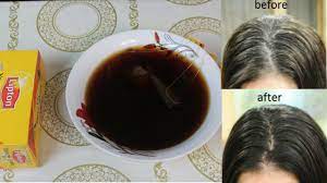 The caffeine in black tea blocks dht. Use Black Tea To Darken Grey Hair Within One Month Youtube Black Tea For Hair Covering Gray Hair How To Darken Hair