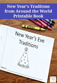 New Year S Eve Traditions Around The World Printable Book New Years Eve Traditions New Year S Eve Activities New Year S Eve Crafts