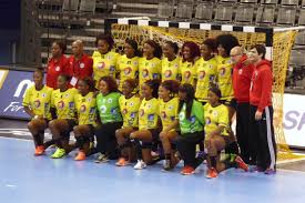 Handball (also known as team handball, european handball or olympic handball) is a team sport in which two teams of seven players each (six outcourt players and a goalkeeper). Angola Women S National Handball Team Wikipedia