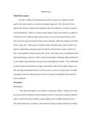 This article illustrates javascript static method and example method. Method Paper Example Methodology Method Description In Order To Address The Hypothesis That Selective Exposure Contributes To Hate Speech This Study Course Hero