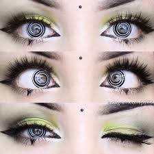 Black And White Swirl Contacts Swirl Eye Cool Eye Makeup With Black Eye Contact Lens In 2020 Colored Contacts Eye Makeup Eye Contact Lenses