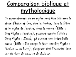 Comparaison Recits Bibliques Et Mythologie Grecque Adam Et Eve Math Math Equations