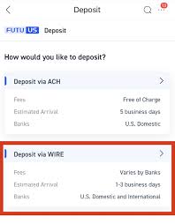 , closed what should i do if i receive an error message that discusses exact fees from other banks? Deposit Via Wire Transfer Futu Inc Help Center