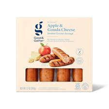 I know you are going to love these! Apple Gouda Chicken Sausage 12oz Good Gather Target