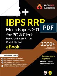 Computer aptitude test (cabt) the candidates who have opted for traffic assistant and station master will have to appear for the rrb ntpc cbt exam. 25 Ibps Rrb Po Clerk Mock Paper 2019 Pdf Volume Teaching Mathematics