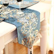 European Luxury Embroidered Table Flag Velvet Fabric Table Runner Tablecloth Embroidered Table Runners Table Flag Dinner Mats Wish In 2020 Embroidered Table Runner Fabric Table Runner Dinning Table Decor