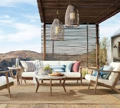 Raylan Outdoor Coffee Table Pottery Barn Outdoor Outdoor Space Design Teak Outdoor