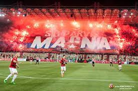 But the ultras recovered fast and remaind behind their team by making a lot of noise, but it was not enough. Wisla Krakow Cracovia Krakow 10 12 2016