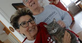 Jœuf. Perdue durant 4 mois en Norvège, la chatte Bergamote est de retour  chez elle