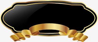 Black And Gold Border Png Hand Painted Black And Gold Ribbon Border Hand Painted Black Ribbon Png And Vector With Transparent Background For Free Download Gold Banner Black Banner Frame Ribbon