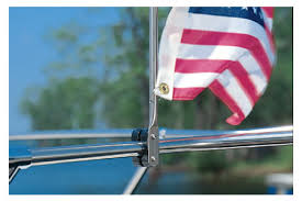 Flag pole bracket for metal railing. Flag Poles Accessories Taylor Made