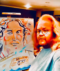 Portrait in my dads living room Dennis Duclos