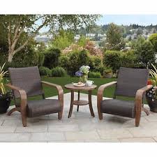 Studio By Brown Jordan 3 Piece Adirondack Seating Set Outdoor Renovation Outdoor Furniture Design Garden Patio Furniture
