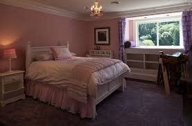 Pink Walls And Purple Carpet For A Little Girl S Room Carrie King Design Tween Girl Bedroom Interior Design Portfolio Interior Design