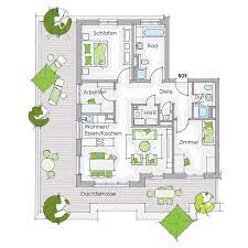 Wohnen/essen/küche 22,81 m² schlafzimmer 15,37 m² bad 6,67 m² flur/garderobe 4,87 m² terrasse (50%) 5,20 m². Grundriss 4 Zimmer Wohnung Mit Dachterrasse In Der Werderstrasse Haus B Grundriss 4 Zimmer Wohnung Dachterrasse