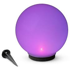 Improvements Solar Magic Floating Globe 8 40 Liked On Polyvore Featuring Home Outdoors Outdoor Ligh Floating Globe Decorative Solar Lights Solar Lights