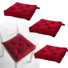 Ikea Malinda Chair Cushion Pad Red 4 Pack Want Additional Info Click On The Image Chair Cushions Chair Cushions