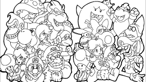 Free printable & coloring pages. Magical Coloring Box Super Mario Bros Coloringpages Youtube