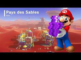 Vous finirez par atteindre un panneau près duquel se trouveront plusieurs ombres de poissons ( image3 ). Mario Odyssey Pays Des Sables Toutes Les Pieces Violettes Youtube