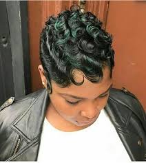11 Stunning Hairstyles For Round Faces Ideas Finger Wave Hair Short Hair Black Short Hair Styles