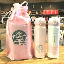 Starbucks Stainless Steel Thermos Cherry Blossom Butterfly Sakura Designs Starbucks Custom Starbucks Cup Starbucks Tumbler