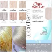 Wella color charm hair toner provides the best gray hair coverage which covers multiple shades of blondes. Wella T 18 Toner For Blonde Platinum Hair Pre Lighten The Hair With Wella Bleach To Desired Level Toner For Blonde Hair Hair Color Formulas Wella Hair Toner