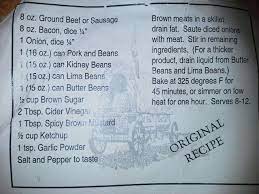 Yellowstone National Park Famous Cowboy Cookout Beans Awesome Ate Em Myself On Our Trip Cowboy Beans Menu Design Beans
