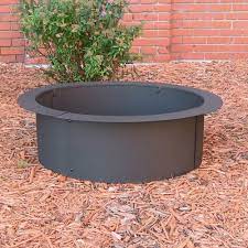 After the fire pit is done being used, you can bury it and. Arlmont Co Natalia 10 H X 45 W Steel Wood Burning Outdoor Fire Ring Reviews Wayfair
