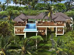 Bali style home architecture combines traditional aesthetic principles, island's abundance of natural materials, famous artistry and craftsmanship of its people, as well as international architecture. 27 Balinese Exterior Design Ideas Exterior Design House Design House Styles