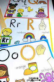 Handwriting Without Tears Alphabet Wall Cards Hwt And Asl Alphabet Wall Cards Alphabet Cards Alphabet Wall