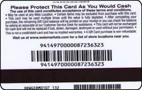 If you do not currently have a club card, submit your information below and we'll mail you a weis. Gift Card Just For You Weis United States Of America Weis Col Us Weis 006a