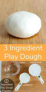 Directions for making play dough without cream of tartar. 3 Ingredient Play Dough To Make In Minutes Make And Takes