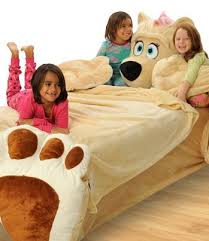 Girl Bear Mattress Cover Bear Bed Giant Stuffed Animals Kids Room