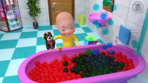 Baby doll and disney drinks and poli vending machine toys play. 3d Baby Doll Orbeez Bath Time Play Learn Colors Surprise Eggs Songs From Billion Surprise Toys Video Dailymotion