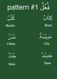 Arabic Broken Plurals Pattern 1 ف ع ل Belajar Pendidikan Bahasa
