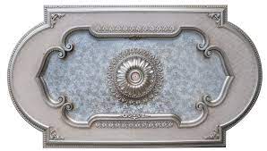 A good rule of thumb is that the higher the ceiling, the a large room would require a larger medallion compared to a smaller room. Art Frame Direct Champagne Rectangular Ceiling Medallion Wayfair