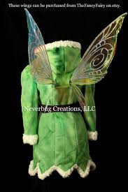 Questo E Un Costume Personalizzato Professionalmente Cucito Tutte Le Cuciture Sono Finite Da Serging E Cuci Tinkerbell Costume Kids Tinkerbell Winter Costume