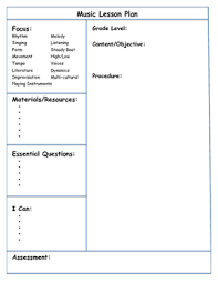 A good friend of mine who teaches music to preschoolers (and also has a beautiful singing voice) expressed her strong feelings about music in schools. Year Plan Template For Music Worksheets Teaching Resources Tpt