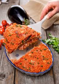 Preparare un risotto semplice col bimby: Timballo Di Riso Con Melanzane E Mozzarella Basilico Secco