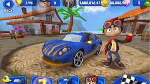 However, the premium apk offers cheats to have access to enhanced features, listed below; Beach Buggy Racing Mod Apk Unlimited Coins Gems Powerups