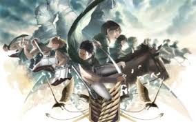 Three anime characters illustration, attack on titan display wallpaper. 59 Erwin Smith Fondos De Pantalla Hd Fondos De Escritorio Wallpaper Abyss