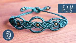 ☑ 6x 80cm (graubraunes) makramee garn. Makramee Armband Mit Perlen Anleitung Youtube