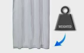 How To Stop Your Shower Curtain From Blowing In Thick Heavy Shower Curtains Shower Curtain Weights Curtains Shower Curtain