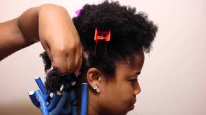 This makes the hair look a bit cropped. Twisted Natural Style For Black Hair Using Flexi Rod