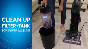 Bissell Power Lifter Pet Upright Vacuum Parts How To Clean The Filters And Dirt Tank On Your Bissell Powerlifter Swivel Pet Vacuum Cleaner Youtube