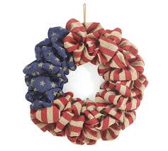Check spelling or type a new query. Patriotic Burlap Flag Wreath