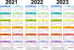 Kalender 2021 för januari 2024 i linköping. Dreijahreskalender 2021 2022 2023 Als Pdf Vorlagen