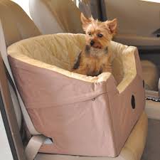 Bucket Booster Small Tan Pet Car Seat Dog Car Seats Pet Booster Seat Pet Car Seat
